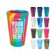 Promotional Straight Up Pint Glasses 16Oz Unbreakable Branded Silipint Cup