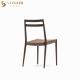 Light Luxury Ultra Modern Dining Chairs H80CM Fabric Upholstery Chair