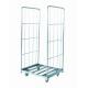 Portable Zinc Plating Retail Shop Equipment 500KGS / Warehouse Cage Trolley