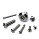 Stainless Steel 304 Hex Socket Cap Button Head Machine Screw Mechanical Thread Style