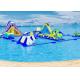 Commercial Floating Toys Inflatable Water Park , Giant Beach Waterpark For Adult