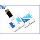 Customized Mini Square Card 128GB Thumb Drives Disk UV Digital Printing