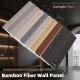 5mm 8mm Decorative Bamboo Fiber Wall Panels Modern Sound Absorbing
