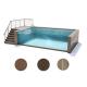 Easy Install Endless Container Pool Swim Spa with Acrylic Window Material PMMA Lucite