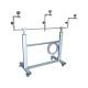 Movable Ingress Protection Test Equipment Luminaires 3 Heads Water Spray Test Apparatus