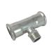 45 Degree Tee Bend Connector CF8 CF8M Stainless Steel Pipe Fittings For Plumbing