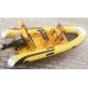 17ft  Korea PVC colorful hull  inflatable rib boat  rib520A with   sunbed center console