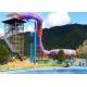 Water Sports Tube Water Slide , Large Swimming Pools Super Bowl Slide