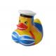 Sexy Sailor Decorated Personalised Bath Duck Vinyl Floating 10cm Length Lady Duck