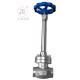 Manual Stainless Steel Low Temperature Globe Valve DN25 For LNG/LOX/LN2/LAR/LCO2