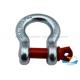 0.06 Lbs Screw Pin Anchor Shackle , Safety Pin Shackle Galvanized Surface