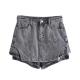 Factory OEM High Waist Washed Jeans Fashion Street Shorts Culottes For Women