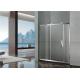 8 / 10 MM Mirror Color Shower Enclosures With Stainless Steel  Accessories for Home