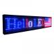 P10 High Resolution LED Window Display Signs 16*192cm For Store Shopping Mall Promotion