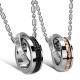 New Fashion Tagor Jewelry 316L Stainless Steel couple Pendant Necklace TYGN149