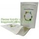 Bagease Bagplastics Brown Kraft Compostable Ziplock Food Standup White Resealable Big Stock Plain Paper Bags