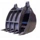 Customized Size Excavator High Efficiency Hydraulic Thumb Bucket OEM Opening Width Bucket Hot Sale Product