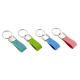 Weave Texture PU Leather Key Chains Customized Logo Multifunction Key Holder