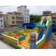 Commercial Inflatable Bouncy Castle Palm Trees Theme Playground Equipment For Amusement Park