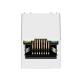 JXD2-0Z25NL 1X1 PORT 1000BASE-T Vertical RJ45 Connector TOP ENTRY With led