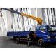 Truck Mounted Crane Telescopic Boom With Dongfeng Truck Chassis 4Ton for heavy goods