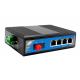 100km Transmission distance POE Switch With Full Gigabit 1 Fiber And 4 POE Ethernet Ports