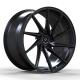 Staggered Gold Black Forged 5x120 Wheels Deep Dish Concave A6061 T6 Alloy