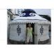 Round Top Style Mongolian Yurt Tent With PVC Flame - Resistant Material