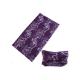 Autumn Purple Fishing  Hair Wrap ,  Neck Scarf Custom Logo Printed