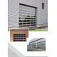 Full View Sectional Exterior Door Aluminium Glass Garage High Noise Reduction Waterproof