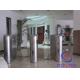 Airport Metro Intelligent Glass Entrance Turnstiles Nice Shape Design