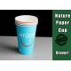 600ml Paper Cup Best Cold Drink Cups With Lids Big Size / FSC / SGS / FDA