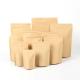 Recyclable Compostable Biodegradable Stand Up Pouches Kraft Paper Zipper Bag 70g