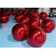 Dazzle Color Inflatable Mirror Ball , 60cm Inflatable Disco Balloon For Wedding Decoration
