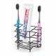 Wall Mount 304 Stainless Steel Toothbrush Holder Bathroom Accessories Organizer Black for Bathroom