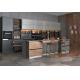 Home Modern Modular Kitchen Cabinets Overall Cabinet Custom Quartz Stone Top
