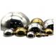 316 Grade Hollow Half Sphere Golden Plating 150mm 180mm High Temperature Resistance