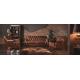 classical Europe style 1+1+3 genuine leather sofa set furniture