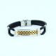 Factory Direct Stainless Steel High Quality Silicone Bracelet Bangle LBI70