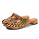 S487 New Summer And Autumn Leather Women'S Sandals And Slippers Fish Mouth Hollow Flowers Ethnic Handmade Women'S Shoes