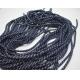 Polyester Flat Shoe Laces Round Reflective Dot With Enamel Finished DTM Aglet