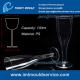 PS clear disposable plastic champagne glasses cup mould/wedding plastic wine glasses mold