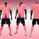 Optional Color Plain Soccer Jersey Premium Fabric Breathable Football Dress Full Set