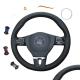 Handmade Leather Steering Wheel Cover for Volkswagen VW Amarok Tiguan Passat B7 CC Touran Jetta Mk6 Caddy EOS