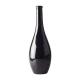 750ml Empty Black Bottle With Cork Mouth and Spray Glass Bottle for Vodka Promotion
