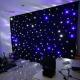 Homei hot sale blue white led star curtain for wedding decoration backdrop