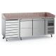 2023 Wholesale Pizza Prep Table Refrigerated Sandwich Salad Bar