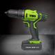 Handheld Hammer 1.5mm Chuck Cordless Drill Power Tools，Packed in blow mould case