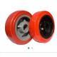 5 6 8 Inch Polyurethane Caster Wheels Plastic Core