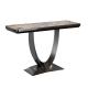 Aesthetic Insert Ceramic Antique Marble Top Console Table Elegant